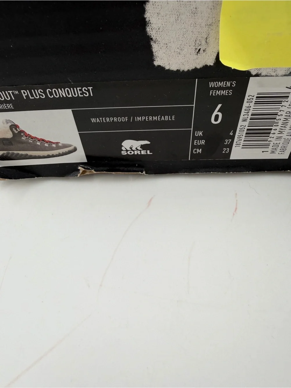 Sorel Women’s Out N About Plus Conquest -SZ 6- Grey Suede Winter Snow Boots